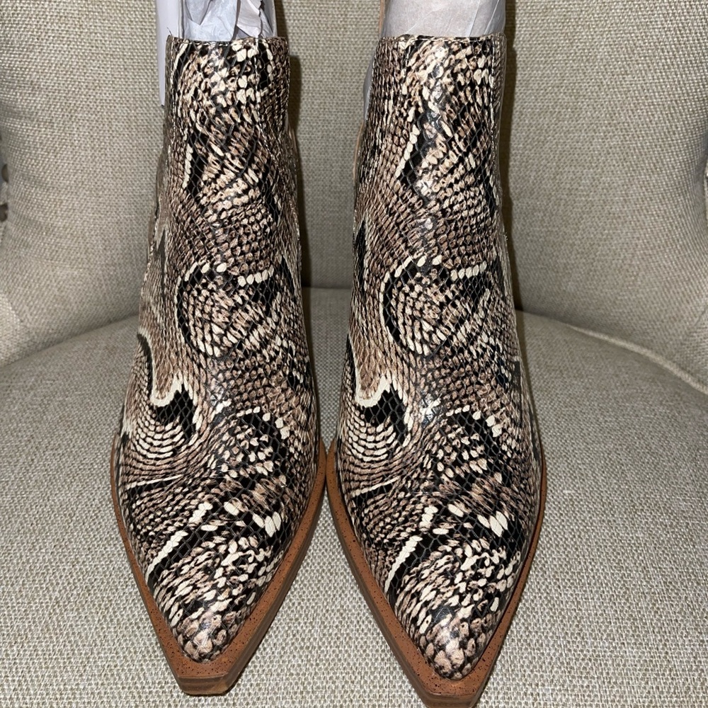 Snake Skin Ankle boots